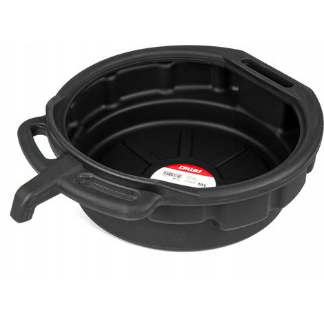 Bol con embudo para escurrir aceite y líquidos, 16 L, 56 cm (1/4)