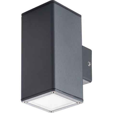 Luminaire extérieur mural - GORI - Aluminium anthracite - IP44 - GU10 (1/5)