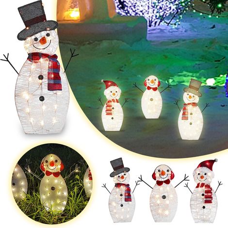 Décoration De Jardin En Acrylique - Pingouin Lumineux À LED - Pour Extérieur Et Intérieur - 2 Pièces (1/5)