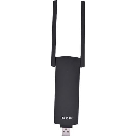 Répéteur/amplificateur de signal WiFi portable USB à double antenne de 300 m