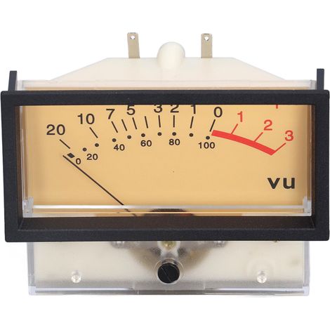 Compteur VU LED TN-73 Haute Précision 1000µA/50Ω 12V pour Studio et Home Cinéma Affichage Clair Robuste (1/5)