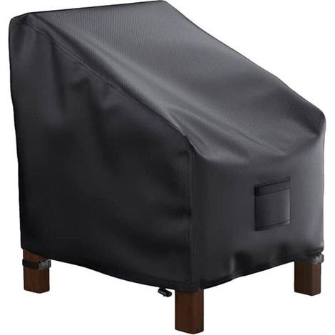 Housse de chaise extérieure - PZCC - 29x30x36 pouces - Protection UV & solaire - Résistante aux intempéries - Ventilation (1/4)