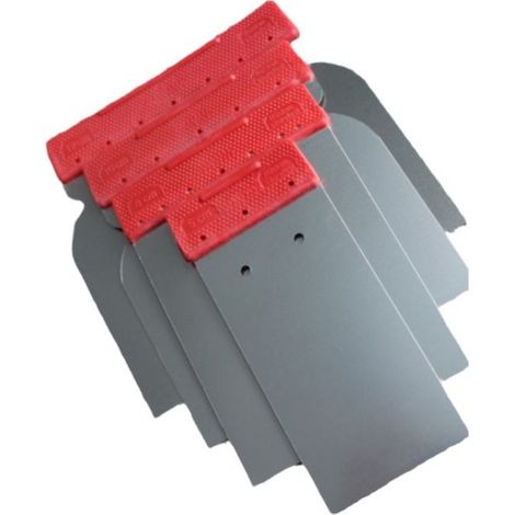 Espátula de pintor de acero inoxidable - Juego de 4 espátulas de superficie para trabajos de precisión - Espátula para carrocería - Fabricada en Alemania (1/5)