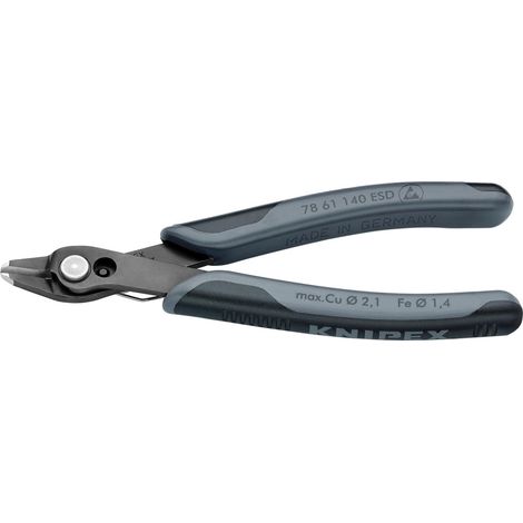KNIPEX 78 61 140 ESD Electronic Super Knips XL ESD Mehrko.-Hülle brün. 140 mm