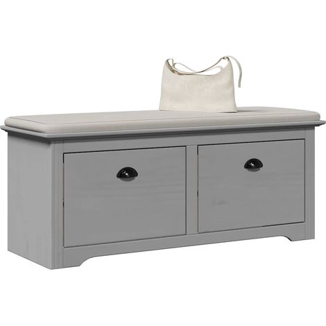 Flurbank BODO Grau 114x40x45 cm