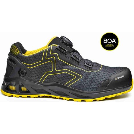 Base B1005C Scarpe Antinfortunistiche K-Rush S1P Nero Gialle 47
