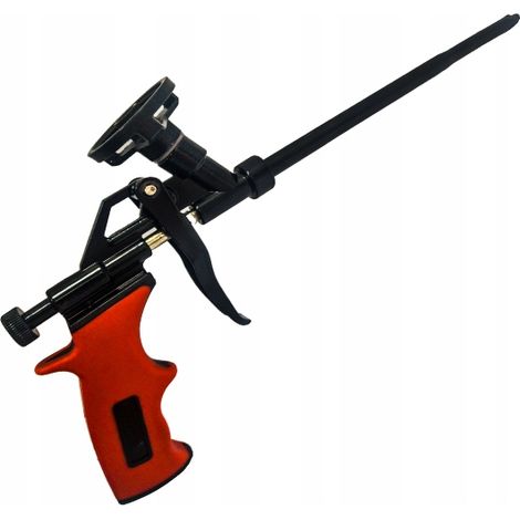 Pistola per schiuma di teflon con manopola a filettatura standard (1/5)