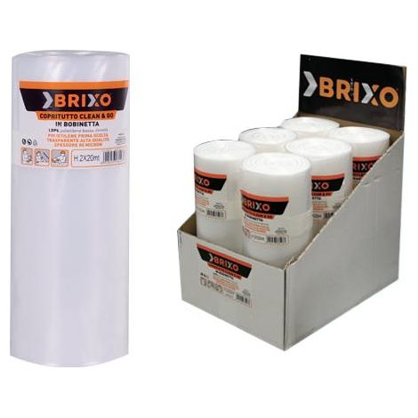 Foglia polietilene trasparente Brixo - H4x10 mt. Conf. 6 Pz
