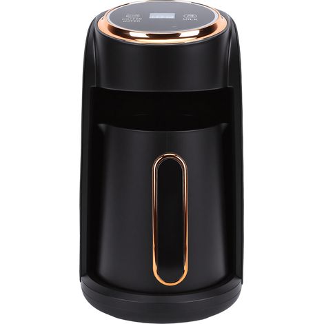 Cafetière Électrique Grecque Machine 600W Vapeur 3-5 Tasses – Design Compact Réservoir 0.5L Mousseur Lait Latte Cappuccino (1/5)