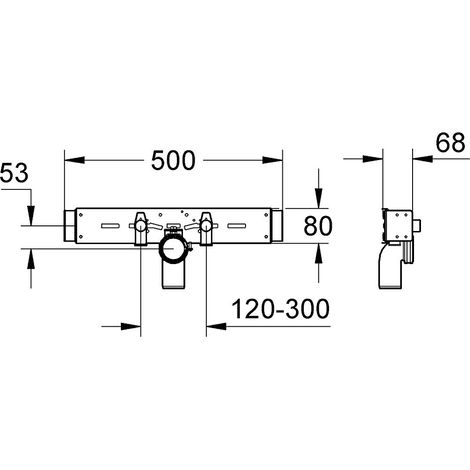 Grohe Rapid SL support de robinetterie (38437000) (1/2)