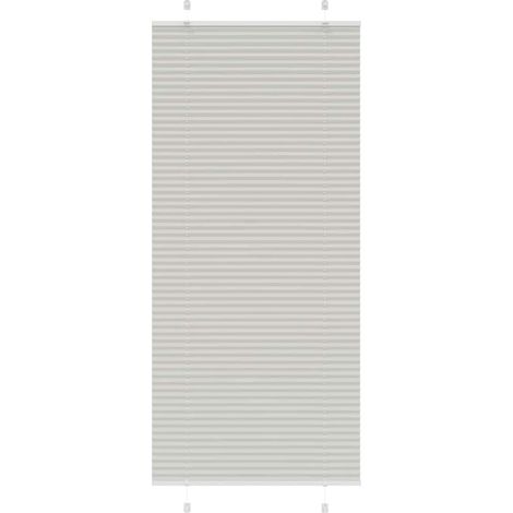 Maison Exclusive - Store plissé gris clair 85x200 cm largeur du tissu 84,4 cm