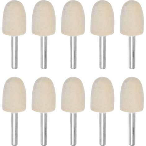 10pcs Laine Feutre Monté Mandrin Pointes 20mm pour Rotatif Outil (1/5)