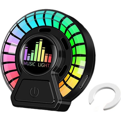 Lampe décorative automobile à LED longue durée avec contrôle sonore RGB et contrôle du parfum, idéale pour les jeux vidéo et la télévision (TVGu Long Xiang). (1/4)