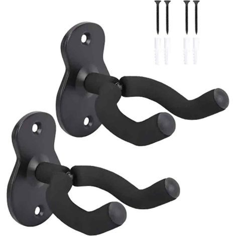 Soporte Para Instrumentos Musicales - Ganchos De Pared Sin Taladrar - Ajustable 10-30 Cm - Carga Máxima 15 Kg - 2 Unidades (1/5)