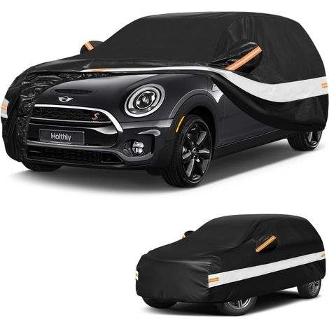 Bache Voiture Exterieur pour Mini Cooper 4Door(2014-2026) Housse Voiture à 10 Couche,Bache Voiture 100% Imperméable,Bâche Protection Voiture écran Solaire,Protection UV,Anti Rayures (1/5)