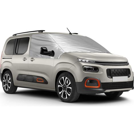 Windschutzscheibenabdeckung für Citroen Berlingo 2018-2025, 600D Oxford, Ganzjahres-Sonnenschutz (1/5)