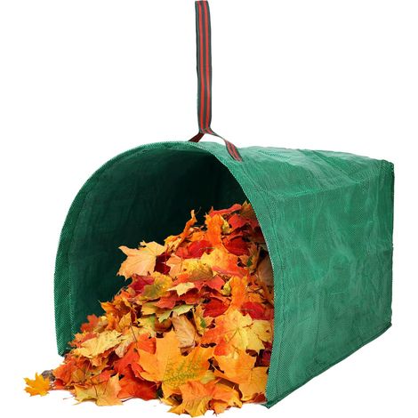 150 L Sacs de Jardin, Sacs à Déchets de Jardin Réutilisables avec 4 Poignées, Big Bag Dechets Verts Indéchirables Autoportant en Polypropylène, Adapté Aux Feuilles, à L'Herbe Et Aux Déchets (1/5)