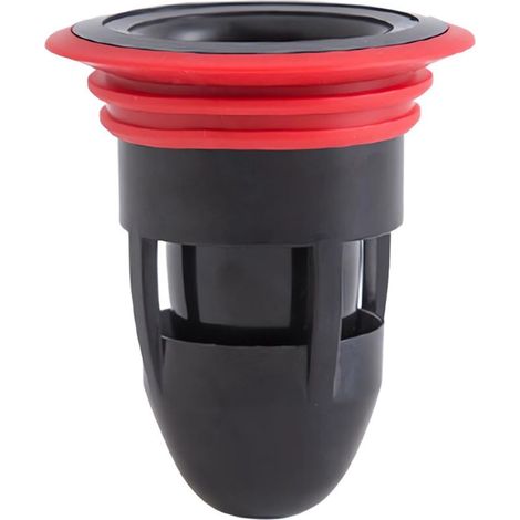 Soupape Clapet Anti-Refoulement de Vidange de Sol de Douche, Bouchon de Vidange Unidirectionnel Anti-Odeur de Canalisation d'Égout, Noir (1/3)