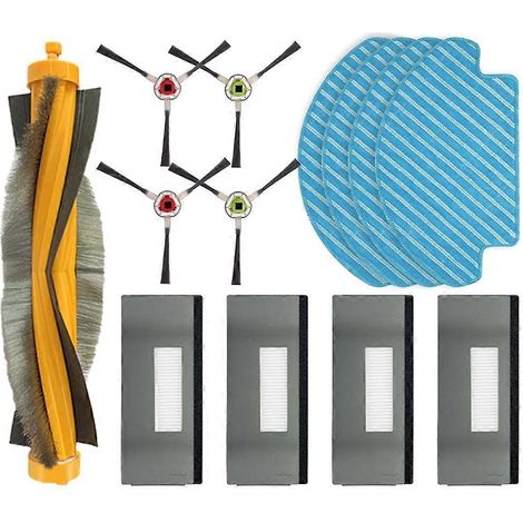 Filtre pour aspirateur brosse pour aspirateur Filtre de brosse pour aspirateur filtre de Ecovacs Deebot M80 /M80 Pro DT85 DT83 DM81 DM85 Robot Aspirateur Main Side Brosse HEPA Filtre Serpillière (13pc (1/5)