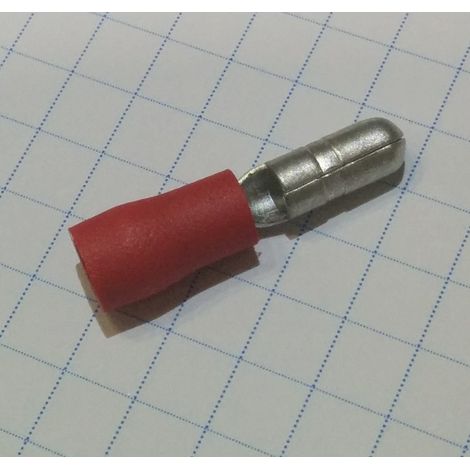 Isolierter Stecker Zylindrische Klemme 4mm 0,25-1,65mm