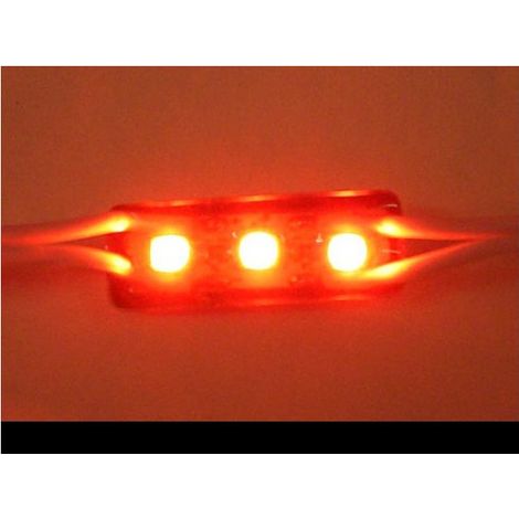 Modulo Mattone LED 3 SMD Rosso Per Personalizzare Insegna a Led