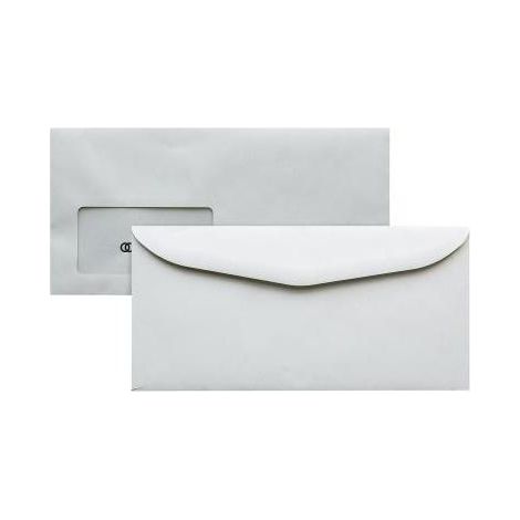 SOENNECKEN Kuvertierhülle Soennecken oeco mit Fenster 75g/m² Papier 100 % recycelt grau 1.000St./Pack. (1/4)