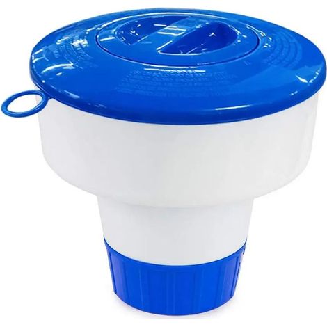 Accessoires de piscine (20 cm) 1 pièce Pastille de chlore médical flottante pour piscine et spa, outil de nettoyage automatique, distributeur pour piscine extérieure (1/5)