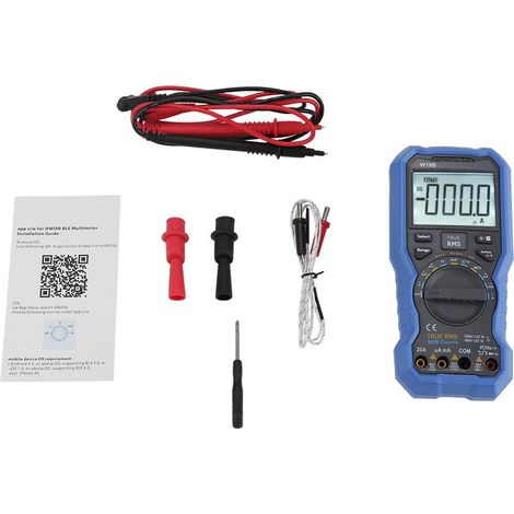 1 kit OW18B Multimètre Numérique Bluetooth Enregistreur de Données Thermomètre (1/5)