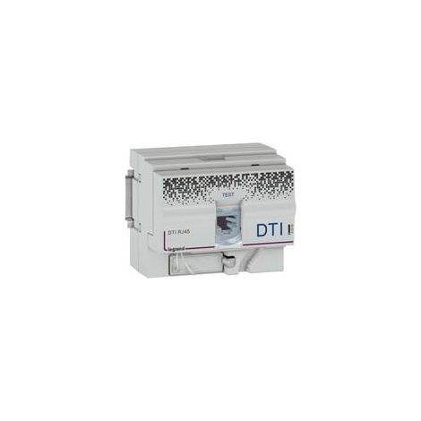 Legrand – Coffret multimédia DTI RJ45 modulaire 4,5 modules – Connexion sans outil – Point de test ligne téléphonique – LEG413008 (1/5)