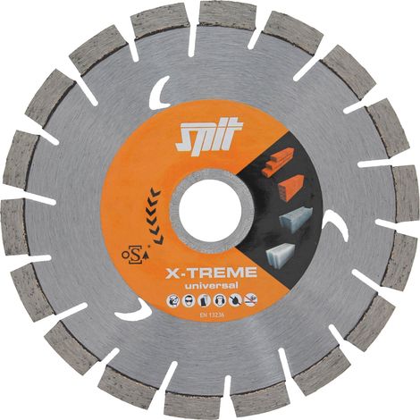 Disque diamant plat universel Xtreme (à l'unité) Ø 125mm pour tous matériaux hors métal SPIT (1/2)
