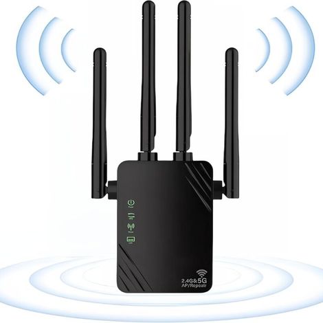 WiFi Repeater, 2024 New WiFi Amplifier, 1200Mbps WiFi Amplifier, Amplifier