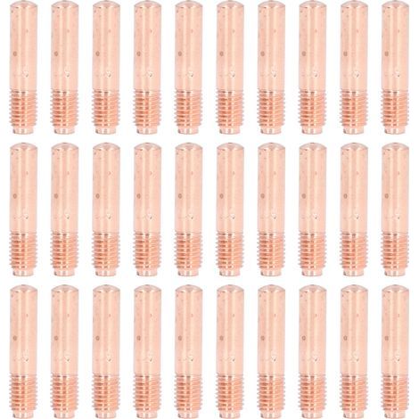 Embouts de Contact 000068 0,035 pouces, 30 pièces, remplacement de soudage en laiton pour Miller M10 M15 M25 M40 M150, torche MIG (1/5)