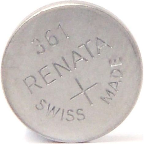 Renata / Swatch Group - Pile bouton oxyde argent 361 RENATA 1.55V 24mAh (1/5)