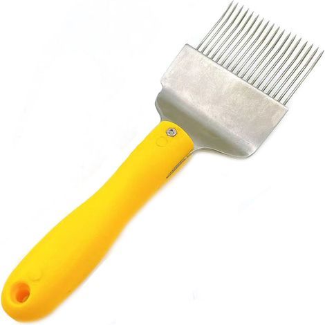Bee uncapping fork, 18 prongs, stainless steel honey harvesting tool for farm beekeeping accessories (1/5)
