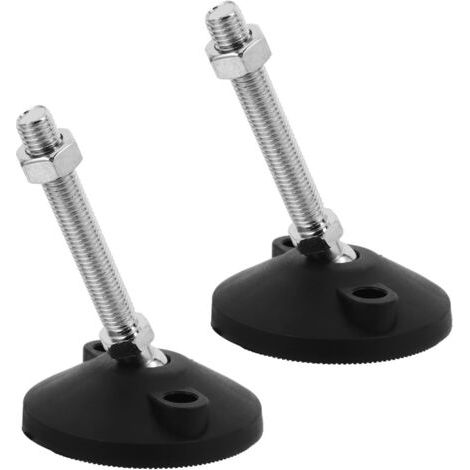 2-teiliges Set verstellbarer Möbelfüße aus Nylon und Eisen, rutschfest und vibrationsdämpfend, robust für Möbel und Geräte (1/5)
