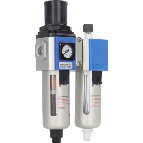 Druckluftfilter, Öl-Wasser-Abscheider G3/8 10 bar, pneumatischer Druckregler, industriell (1/5)
