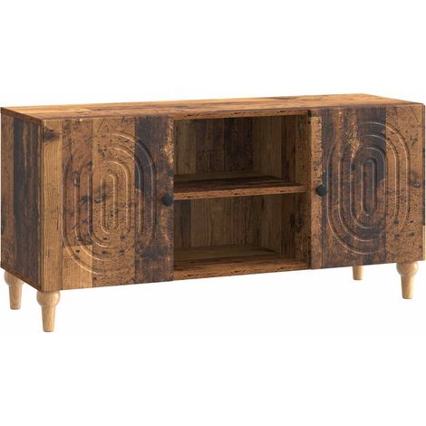 Meuble TV  Banc TV  Armoire TV Bois ancien 102 x 34,5 x 50 cm Bois d'ingénierie