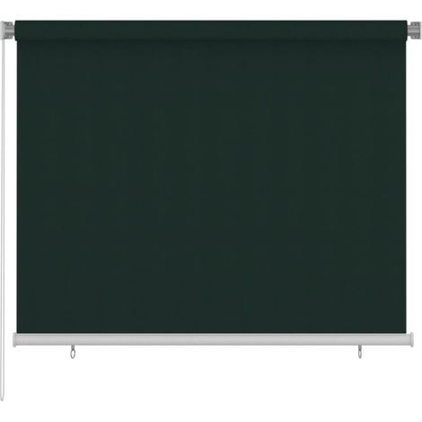 vidaXL Tenda a Rullo per Esterni 185(L)x140(A) cm Verde scuro HDPE