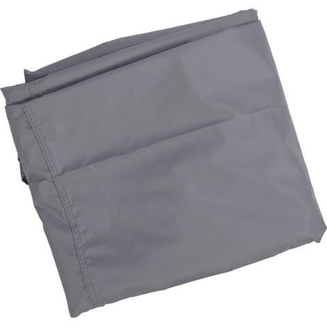 Voile d'ombrage triangulaire anti-UV, imperméable, avec anneaux en D en acier inoxydable, pour terrasse et jardin, gris, 5 x 5 x 5 m (1/5)