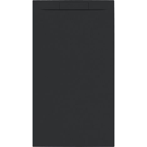 Allibert- Receveur de douche 160X90cm noir mat LUNA (1/5)