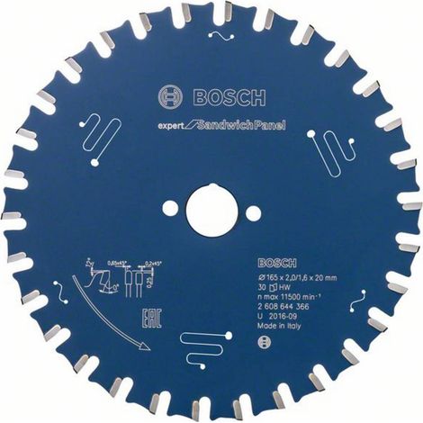 Bosch Expert Lama per sega circolare 165x20 mm per pannelli Sandwich (1/4)