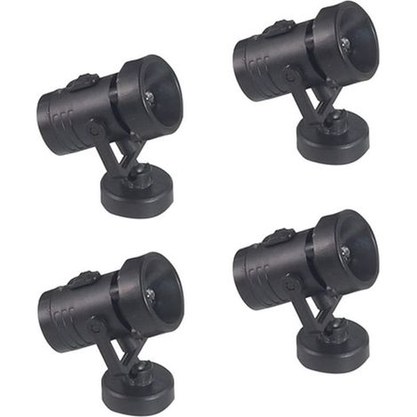 Projecteur LED sans fil jaune – 4 pièces modèle figurine lumineuse – Éclaire les modèles de poupée anime – Taille 1,37 x 1,57 x 0,78 pouces (1/4)