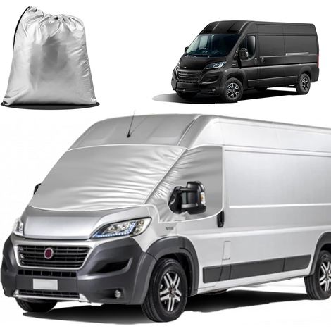Car Windshield Cover for Fiat Ducato 2006-2024 Waterproof Sun Protection Thermal Mats Blackout Anti-UV/Frost/Ice/Dust/Front Windshield Sunshade (1/5)
