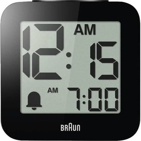 Braun 67711 Elettronico Sveglia Nero Allarme extra forte