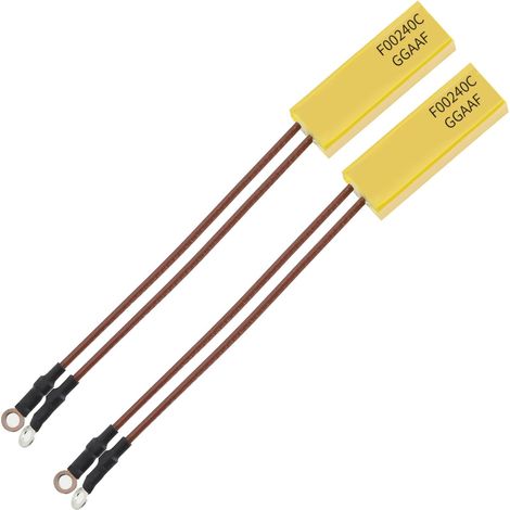 Lot de 2pcs Fusible Thermique en Céramique 10A 250V 240 Compatible avec Fers à Friser Lisseurs Protection Contre la Surchauffe Fil en Alliage ABS (1/5)