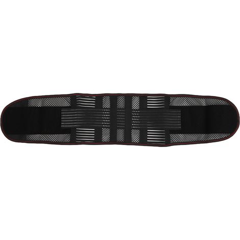 Sangle lombaire homme femme taille M, soutien lombaire bas du dos respirant, soulagement douleur ceinture dorsale ajustable. (1/5)