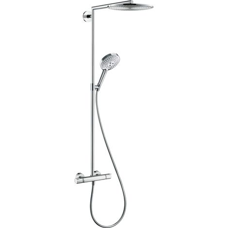 Hansgrohe – Set de douche thermostatique 30 cm – Pommeau Raindance S 300 Air – Type de jet RainAir – Thermostat Ecostat Comfort – 27114000 (1/10)
