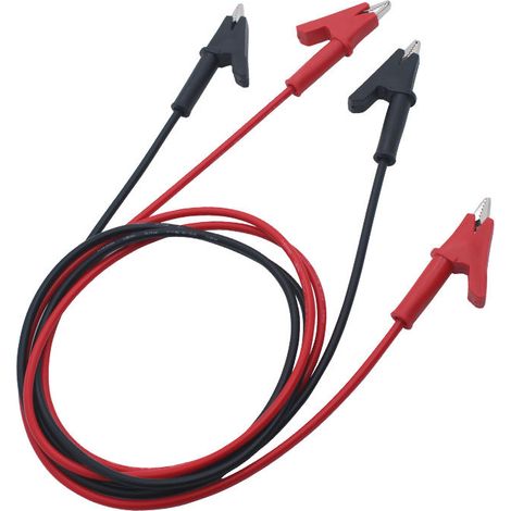 Accessori per strumenti digitali, cavi di prova, morsetti a coccodrillo, puntali di prova, cavi per multimetro, connettori a banana (1/2)