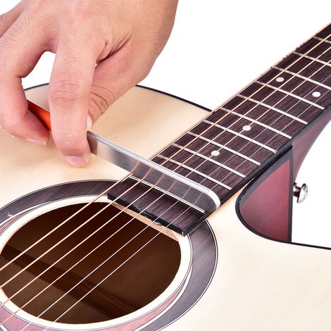Kit de polissage pour guitare avec abrasifs et joints, en alliage d'aluminium léger pour l'entretien des instruments de musique