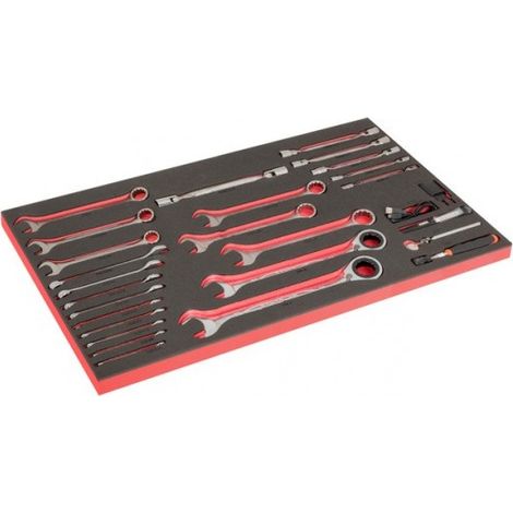 BAHCO - Module pr servante 40", clé mixte, à tête flexible & miroir télescopique -26Pc